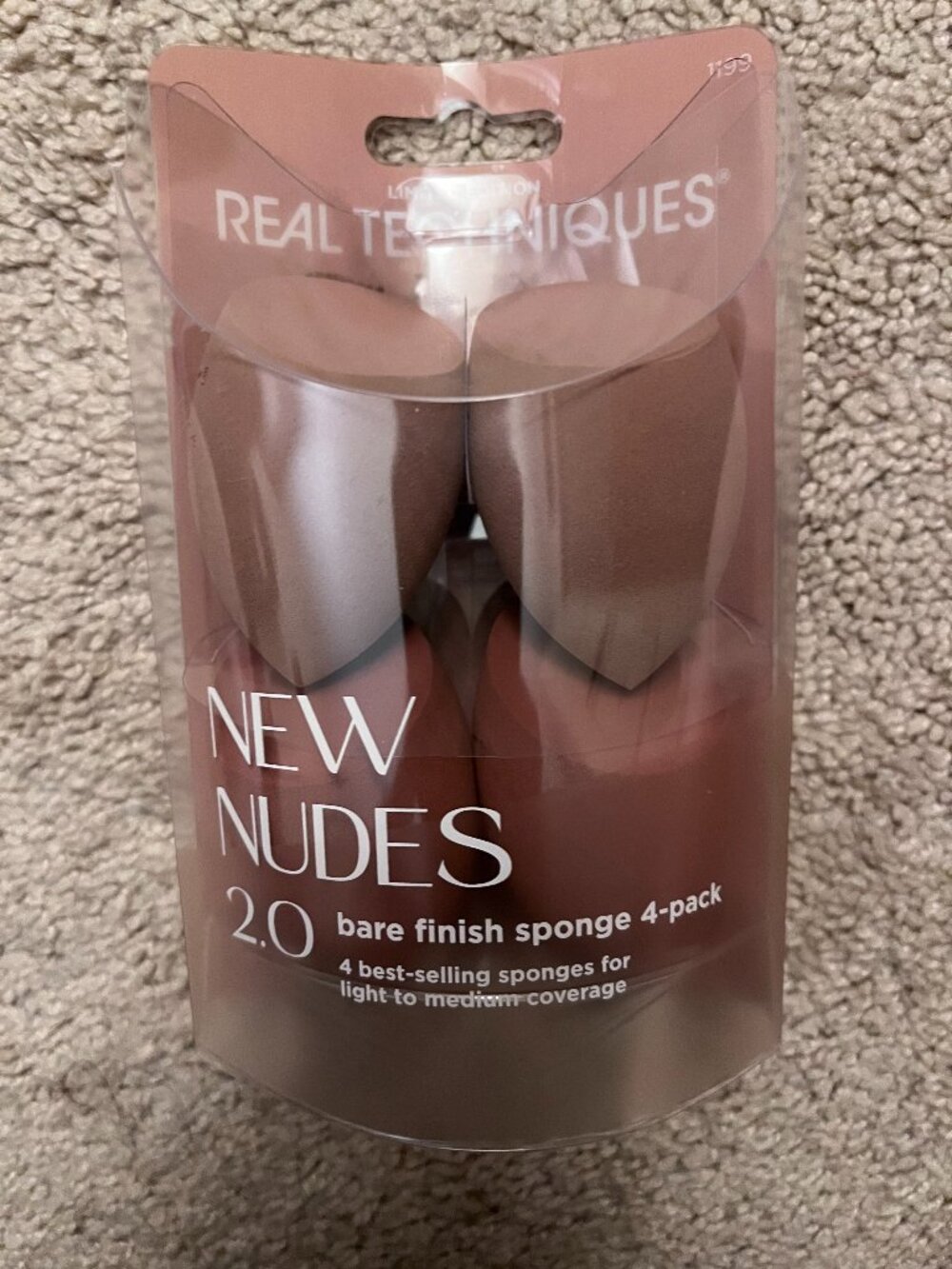Real Techniques New Nudes 2.0 4pc Beauty Blender Set
